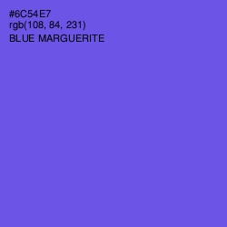 #6C54E7 - Blue Marguerite Color Image