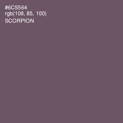 #6C5564 - Scorpion Color Image