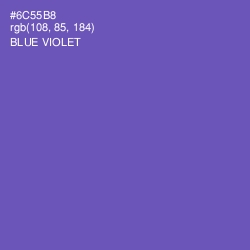 #6C55B8 - Blue Violet Color Image