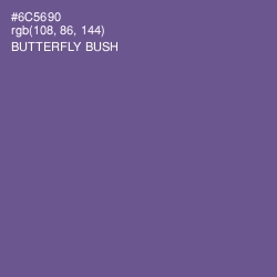 #6C5690 - Butterfly Bush Color Image