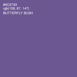 #6C5793 - Butterfly Bush Color Image