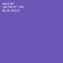 #6C57B7 - Blue Violet Color Image