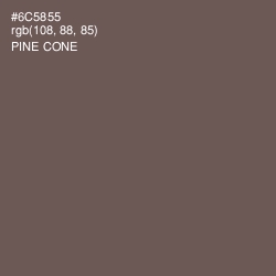 #6C5855 - Pine Cone Color Image