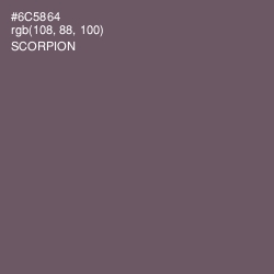 #6C5864 - Scorpion Color Image