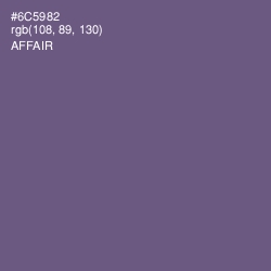 #6C5982 - Affair Color Image