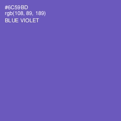 #6C59BD - Blue Violet Color Image