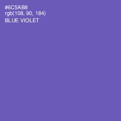 #6C5AB8 - Blue Violet Color Image