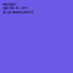 #6C5BE7 - Blue Marguerite Color Image