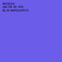 #6C5CEA - Blue Marguerite Color Image