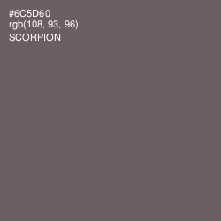 #6C5D60 - Scorpion Color Image