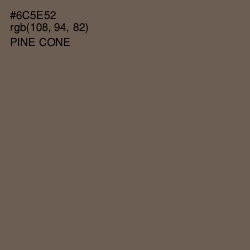 #6C5E52 - Pine Cone Color Image