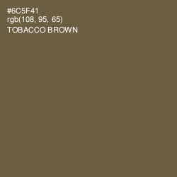 #6C5F41 - Tobacco Brown Color Image