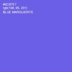 #6C5FE7 - Blue Marguerite Color Image