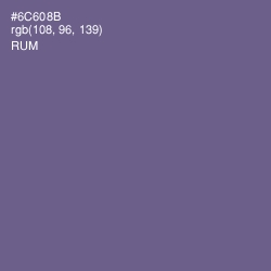 #6C608B - Rum Color Image