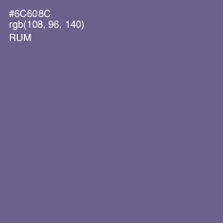 #6C608C - Rum Color Image
