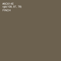 #6C614E - Finch Color Image