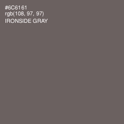 #6C6161 - Ironside Gray Color Image