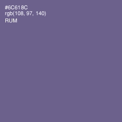 #6C618C - Rum Color Image