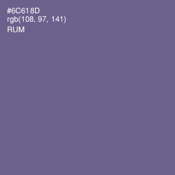 #6C618D - Rum Color Image