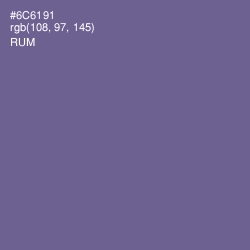 #6C6191 - Rum Color Image