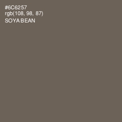 #6C6257 - Soya Bean Color Image