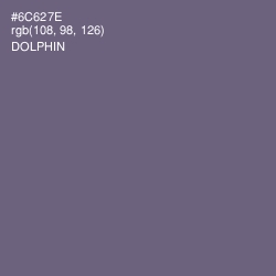 #6C627E - Dolphin Color Image
