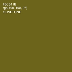 #6C641B - Olivetone Color Image