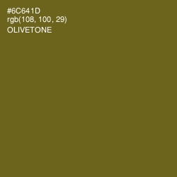 #6C641D - Olivetone Color Image