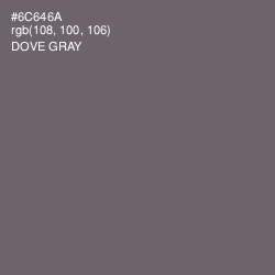 #6C646A - Dove Gray Color Image