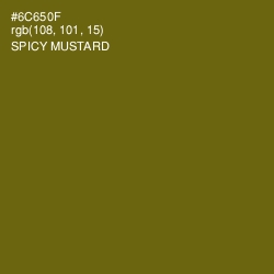 #6C650F - Spicy Mustard Color Image