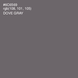 #6C6569 - Dove Gray Color Image