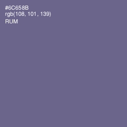 #6C658B - Rum Color Image