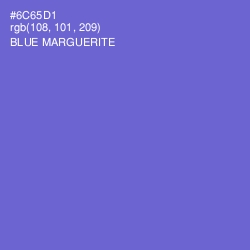 #6C65D1 - Blue Marguerite Color Image