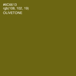 #6C6613 - Olivetone Color Image