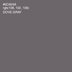 #6C666A - Dove Gray Color Image