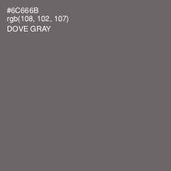 #6C666B - Dove Gray Color Image