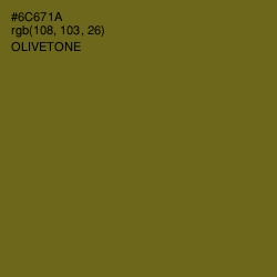 #6C671A - Olivetone Color Image