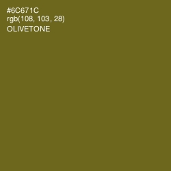 #6C671C - Olivetone Color Image