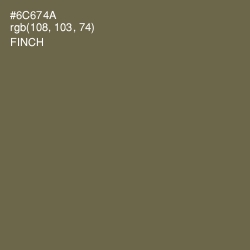 #6C674A - Finch Color Image