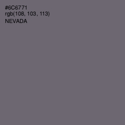 #6C6771 - Nevada Color Image