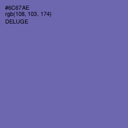 #6C67AE - Deluge Color Image