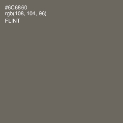 #6C6860 - Flint Color Image