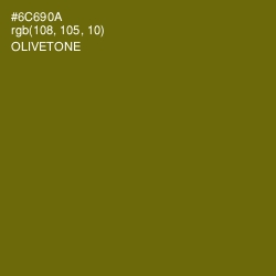 #6C690A - Olivetone Color Image