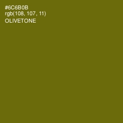 #6C6B0B - Olivetone Color Image