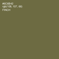 #6C6B42 - Finch Color Image