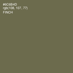 #6C6B4D - Finch Color Image