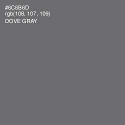 #6C6B6D - Dove Gray Color Image