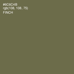 #6C6C4B - Finch Color Image