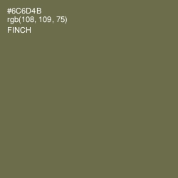 #6C6D4B - Finch Color Image