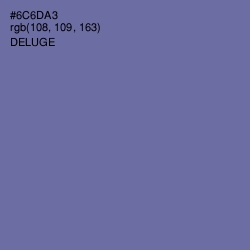 #6C6DA3 - Deluge Color Image